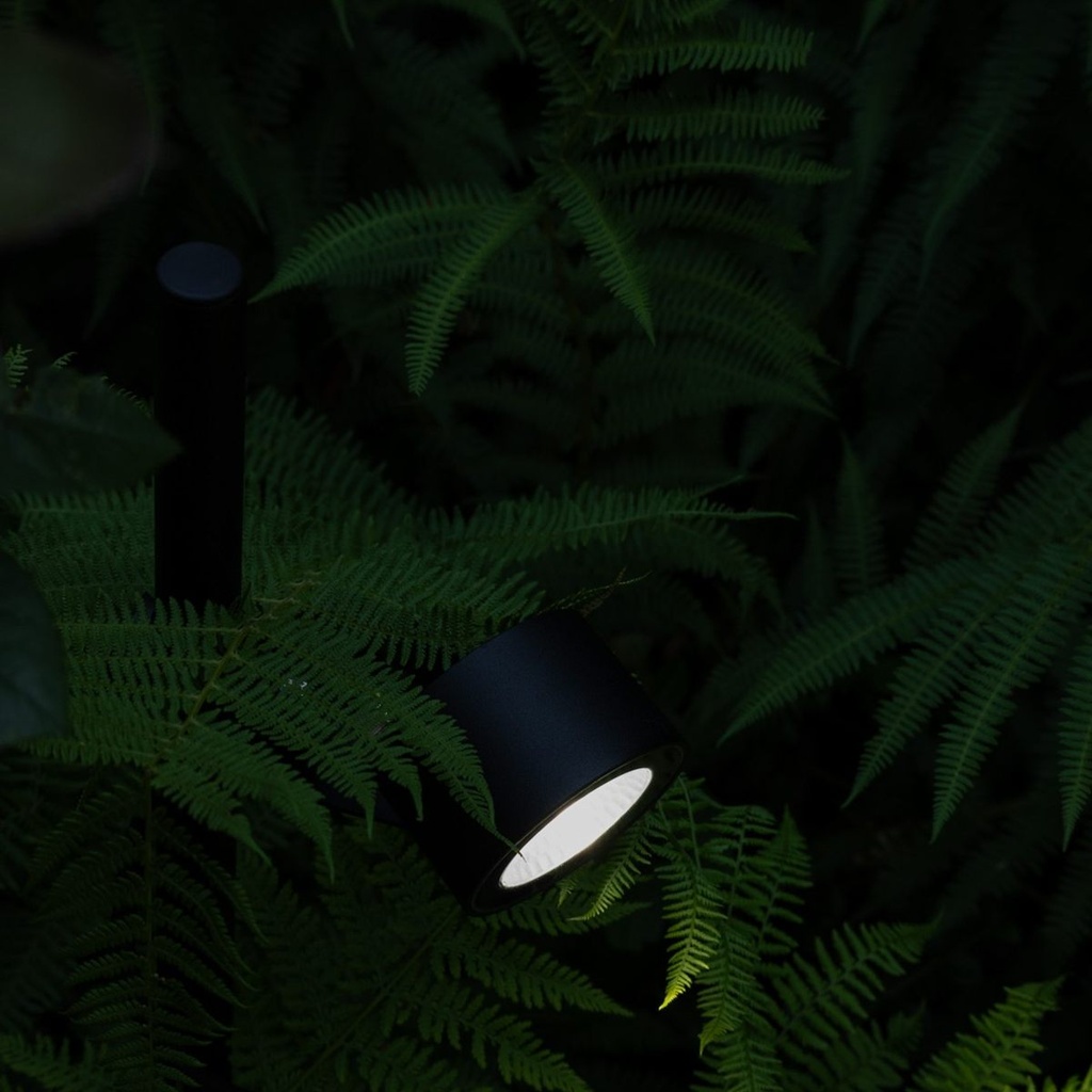 Moss Mini Außenstrahler mit Errdspiess Szene 1