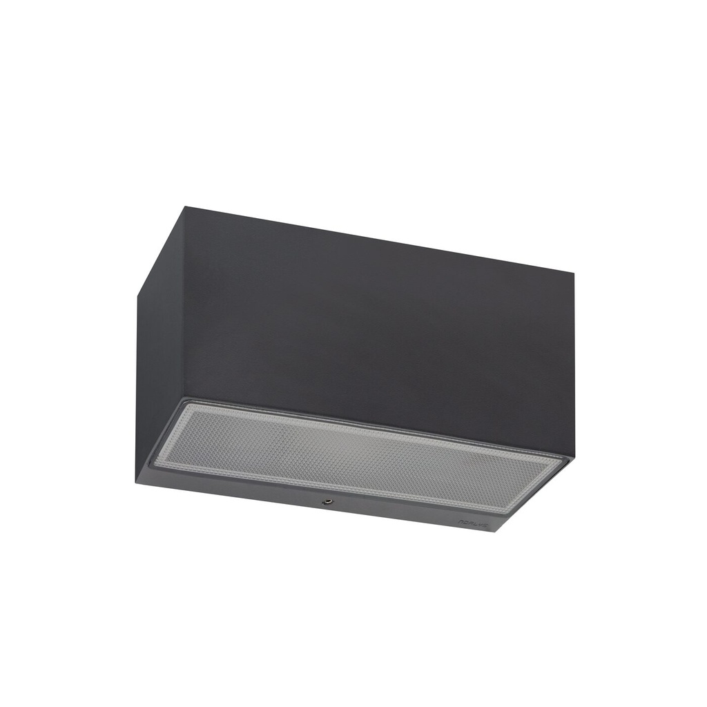 [NO1529GR] Asker LED Außenwandleuchte (2700K, graphit, Ein/Aus, nach oben und unten)