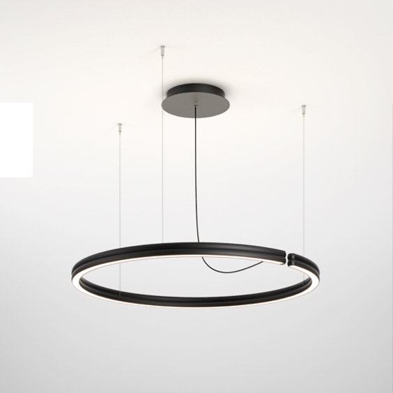[AQ59965-L927-D9-00-19] Ribby rund up&down 128 Hängeleuchte (2700K, gold, On/Off, niedrig)
