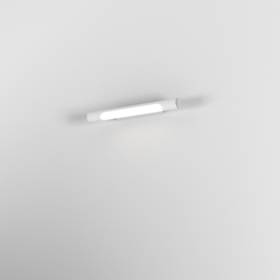 [AQ26556-L927-D9-00-13] Thin tube twist 40 IP Wandleuchte (weiß, 2700K, niedrig)